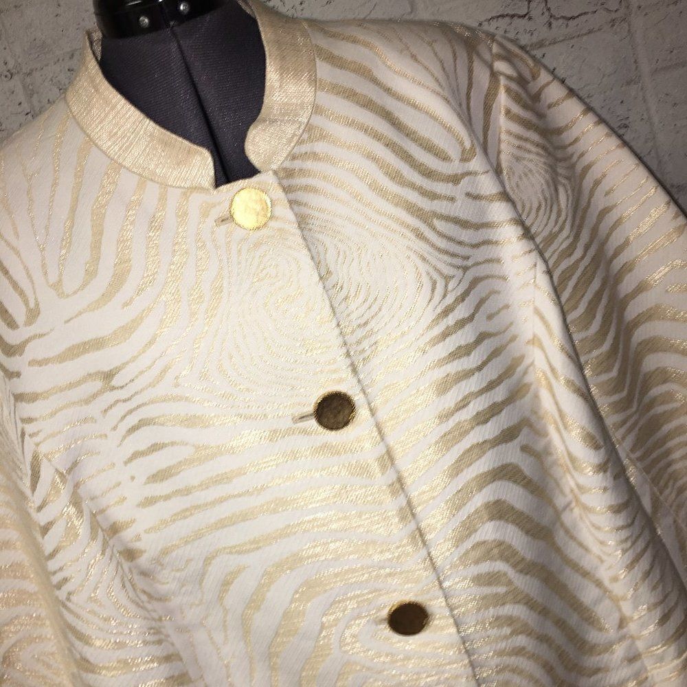 NWT Doncaster Zebra Print Jacket Plus Size Curvy 20W